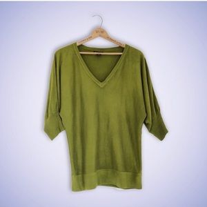 Pea Green New York and Company sweater